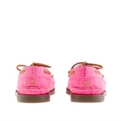Girls' Sperry Top-Sider&reg; Authentic Original 2-eye boat shoes in twill