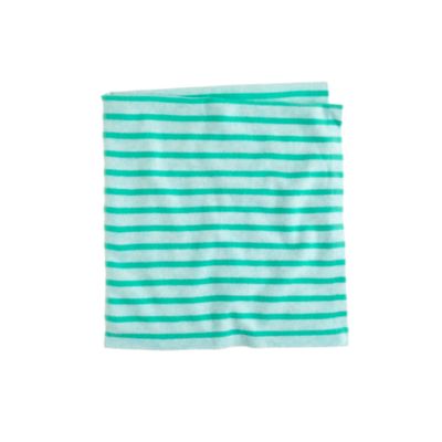 Collection cashmere baby blanket in mini-stripe
