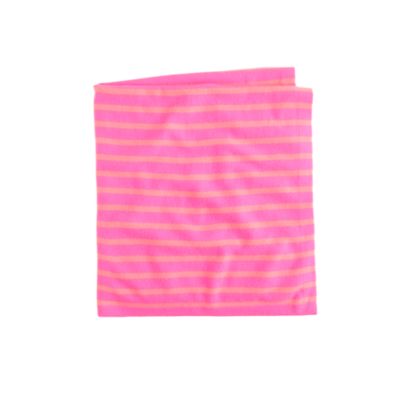 Collection cashmere baby blanket in mini-stripe