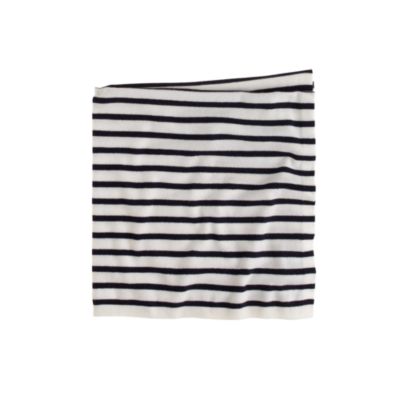 Collection cashmere baby blanket in mini-stripe