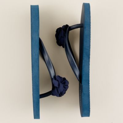 Girls' blossom flip-flops