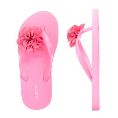 Girls' blossom flip-flops