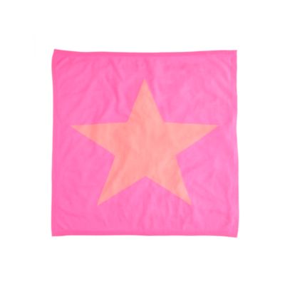 Collection cashmere baby blanket in star
