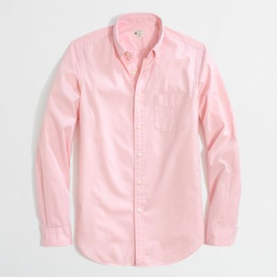 Factory sunwashed oxford shirt