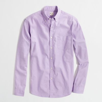 Factory sunwashed oxford shirt