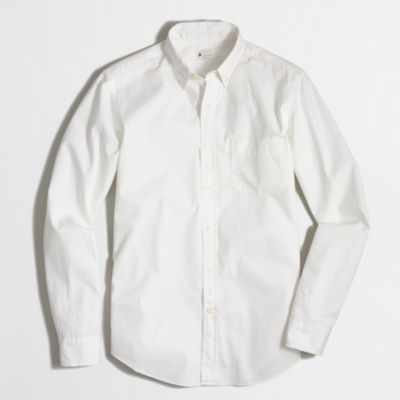 Factory sunwashed oxford shirt