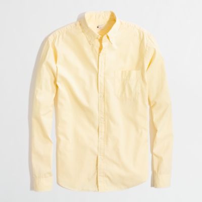 Factory sunwashed oxford shirt