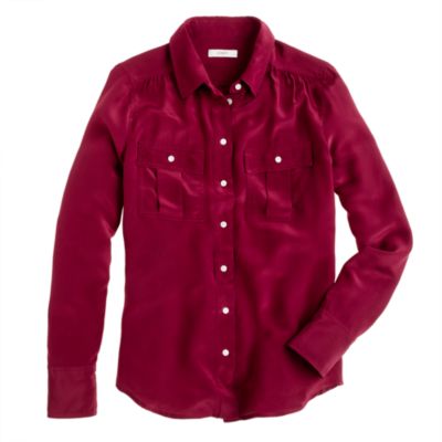Blythe blouse in silk