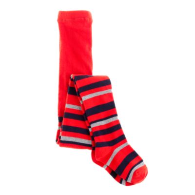 Girls' multistripe tights