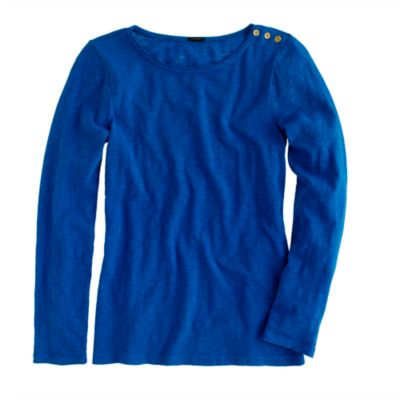 Painter tee with buttons