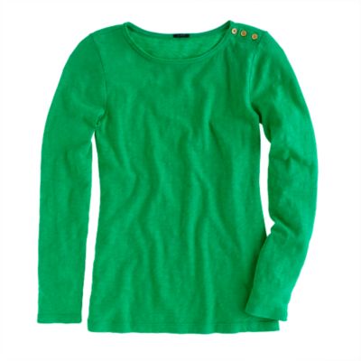 Painter tee with buttons