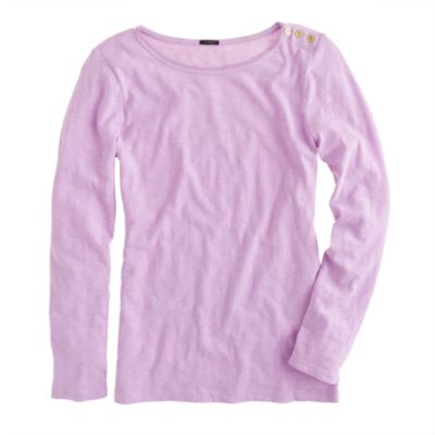 Painter tee with buttons
