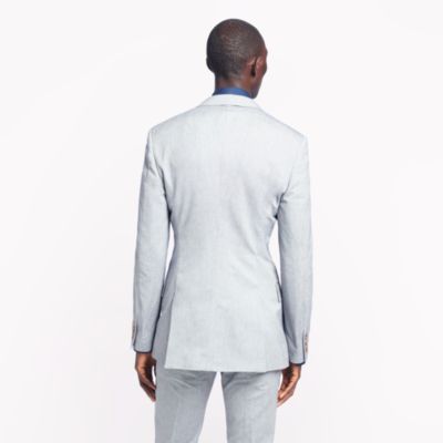 Ludlow suit jacket with double vent in Italian oxford cloth