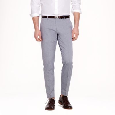 Ludlow slim suit pant in Italian oxford cloth