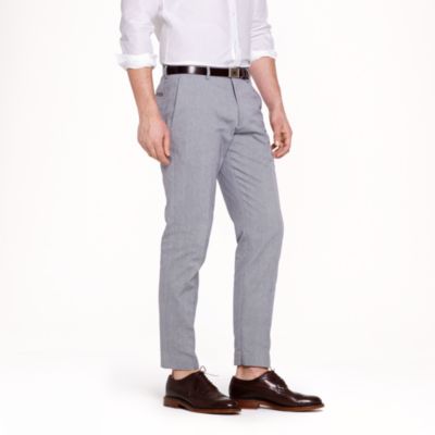 Ludlow slim suit pant in Italian oxford cloth
