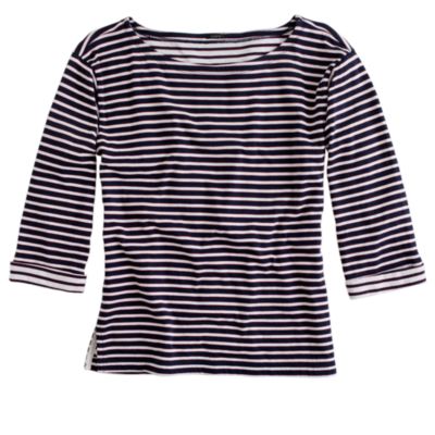 Mariner-stripe boatneck tee