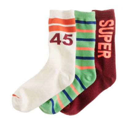 Boys' superfast socks three-pack