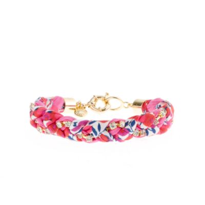 Liberty crystal braid bracelet