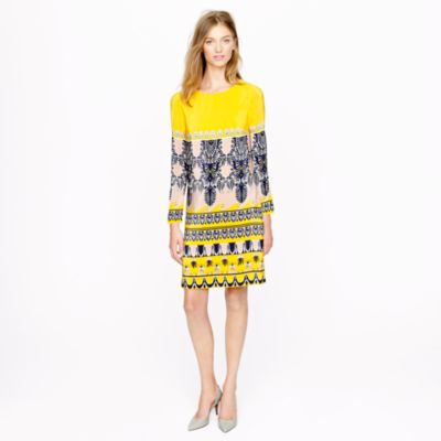 Jules dress in scroll print
