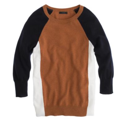 Collection cashmere colorblock sweater