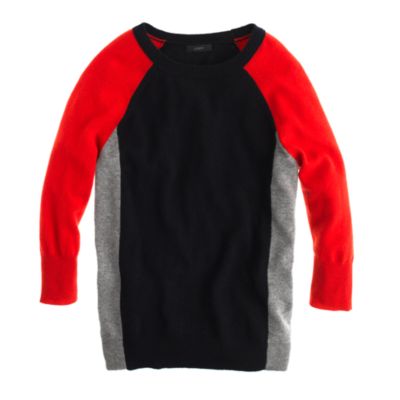 Collection cashmere colorblock sweater