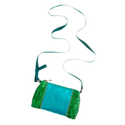 Girls' glitter pursette in colorblock