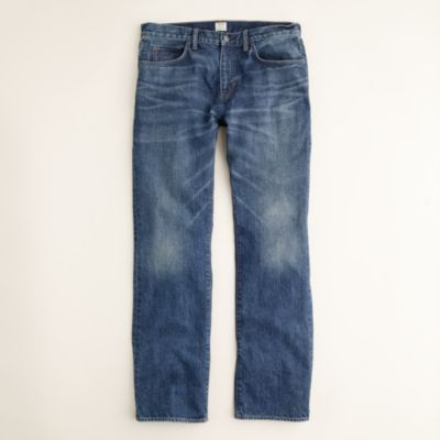 Bootcut jean in indigo medium worn wash