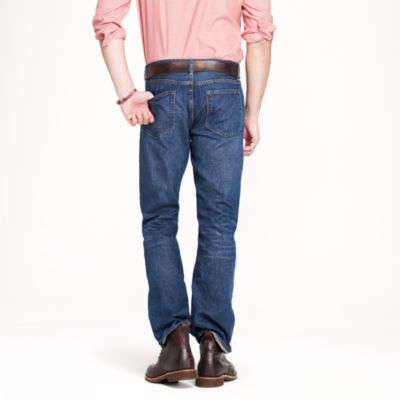 Bootcut jean in indigo medium worn wash