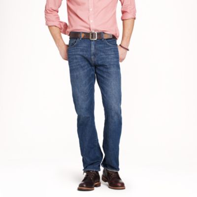 Bootcut-fit jean in indigo medium worn wash