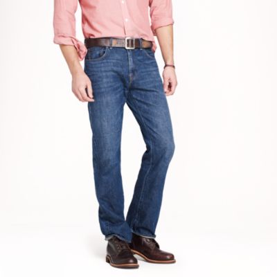 Bootcut jean in indigo medium worn wash