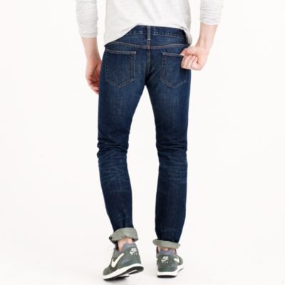 484 jean in dark worn wash