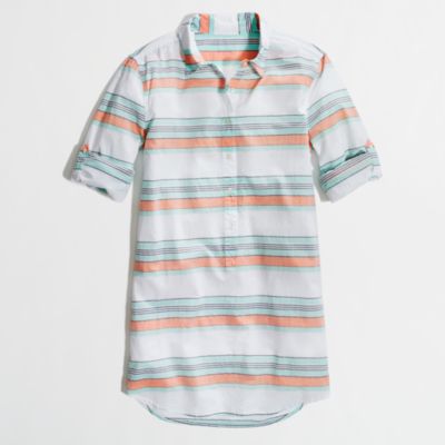 Factory lightweight stripe tunic