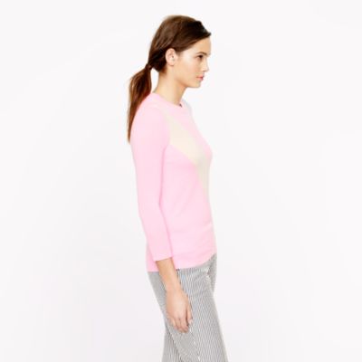 Collection featherweight cashmere sweater in sorbet stripe