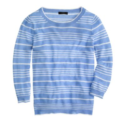 Collection featherweight cashmere sweater in pencil stripe
