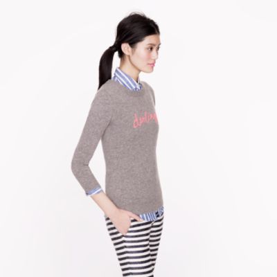 Hugo Guinness for J.Crew cashmere "darling" sweater