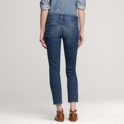 Cropped matchstick jean in hide away wash
