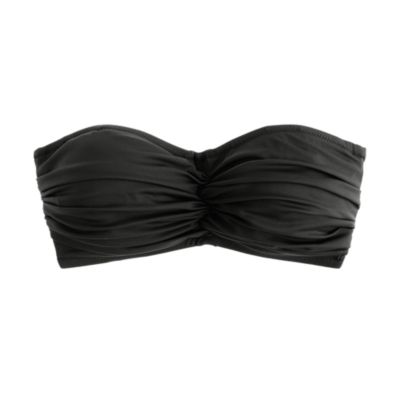 Ruched bandeau hidden underwire top