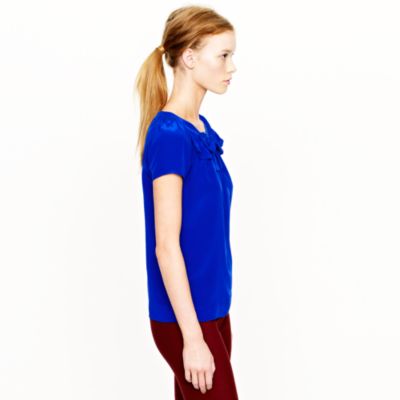 Bow-neck top