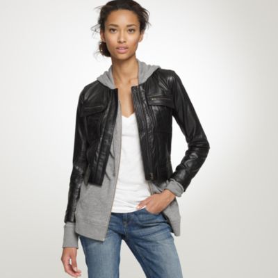 Lambskin motocross jacket