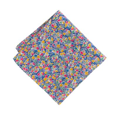 Liberty pocket square in Amy Hurrel floral