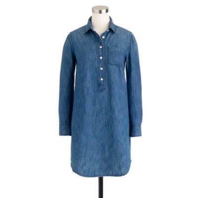 Chambray shirtdress