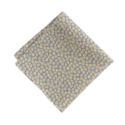 Liberty pocket square in speckle floral