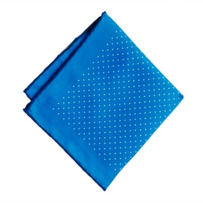 Silk mini-dot pocket square