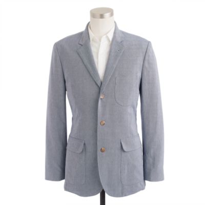 Unconstructed Ludlow Fielding sportcoat in Italian oxford cloth