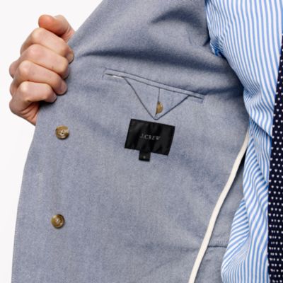 Unconstructed Ludlow Fielding sportcoat in Italian oxford cloth