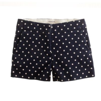 Girls' polka-dot short