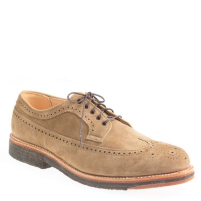 Limited-edition Alden&reg; for J.Crew longwing suede bluchers