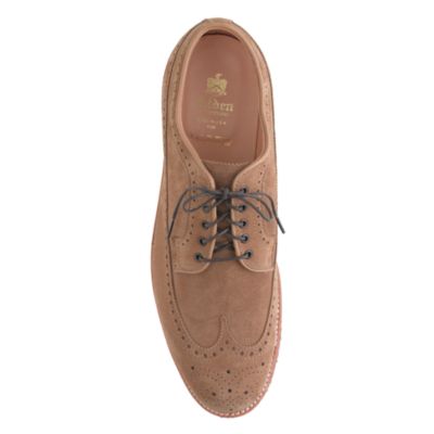 Limited-edition Alden&reg; for J.Crew longwing suede bluchers