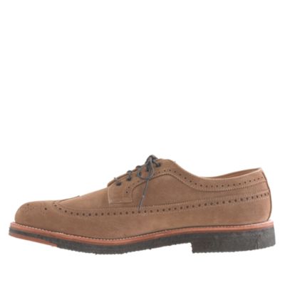 Limited-edition Alden&reg; for J.Crew longwing suede bluchers