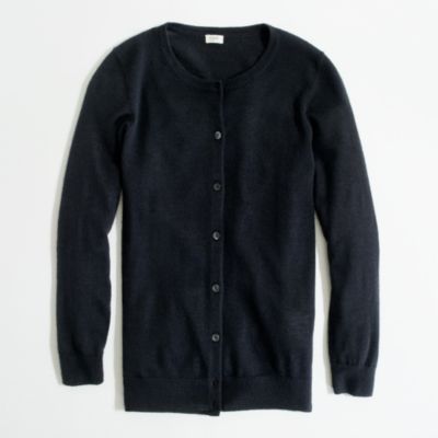 Factory summerweight cashmere cardigan